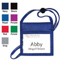 Small Sponsor's Choice Neck Wallet w/ Printable Lanyard (Blank)